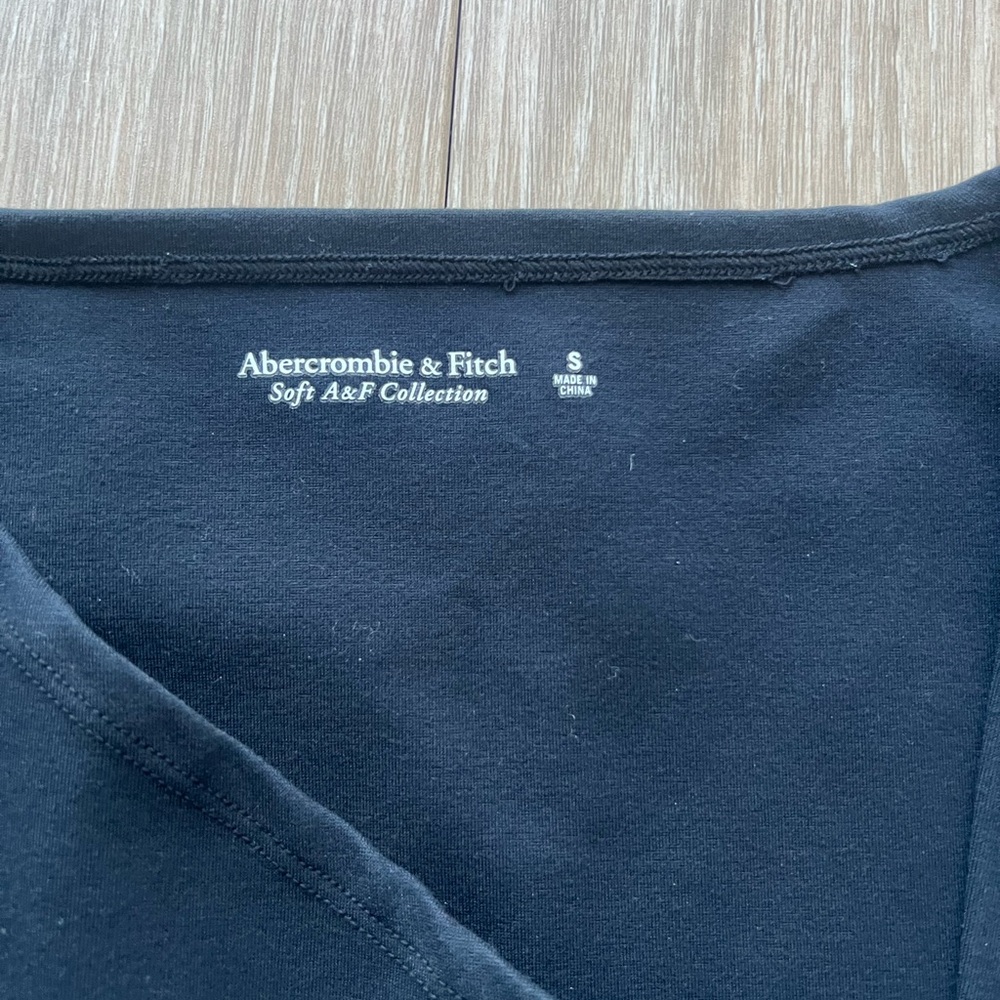 Abercrombie & Fitch Black Long Sleeve Top - Picture 5 of 5